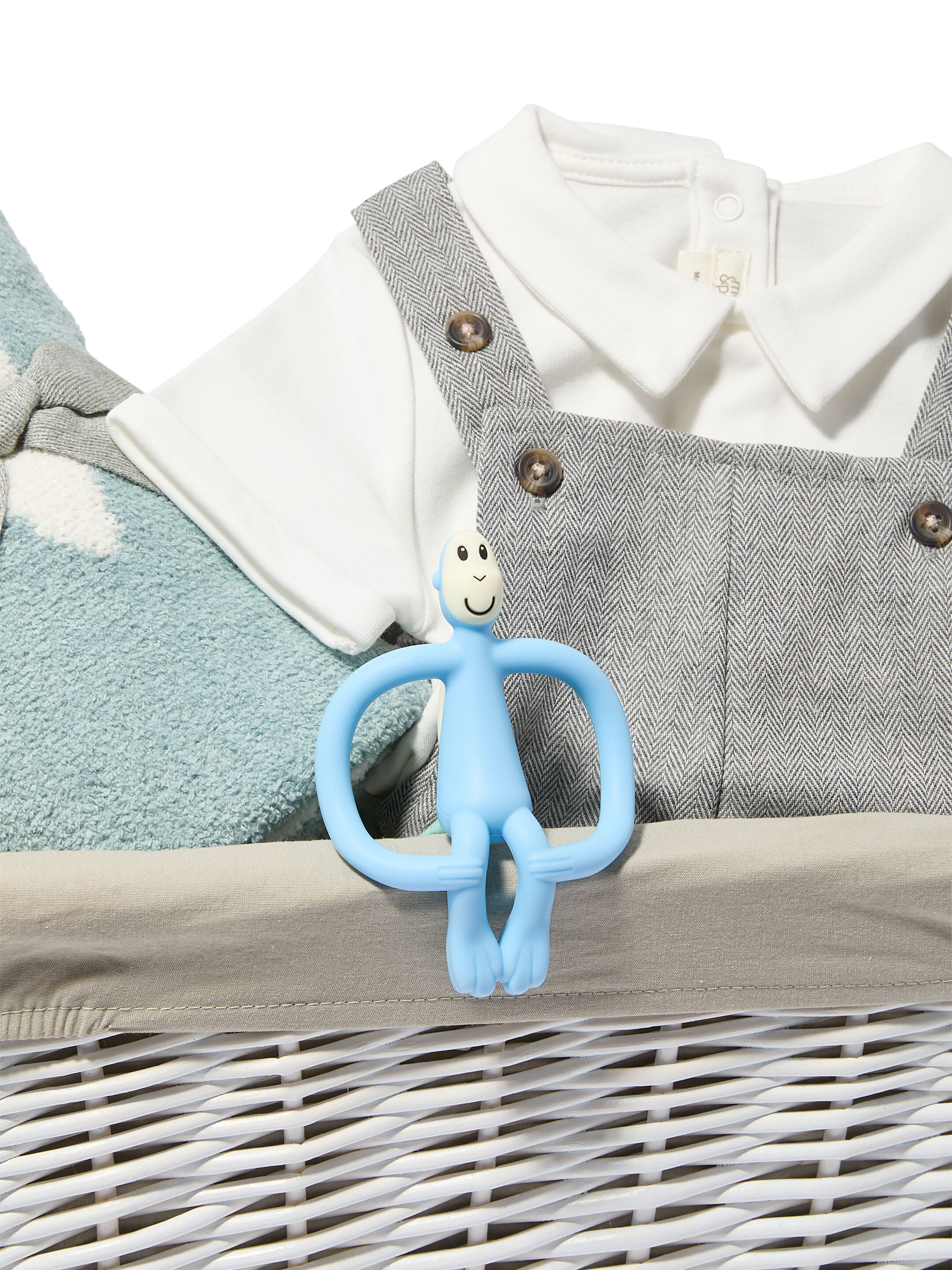 Baby Boy Gift Hamper - 3 Piece Set with Bodysuit & Dungaree image number 3